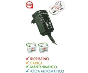 BATTERY CHARGER SWITCHING AUTOMATICO 1A  6/12V  1.2-60Ah